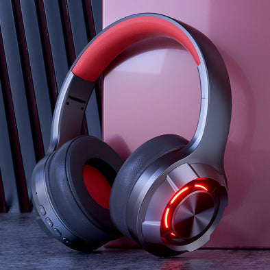 LED illuminated wireless Bluetooth headset for esports with ultra long battery life