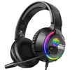 Head mounted gaming headset Soulbytes S19 wired RGB computer headset