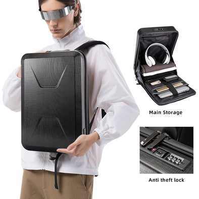 New Backpack Men's Backpack PC Hard Shell Gaming Computer Bag Business