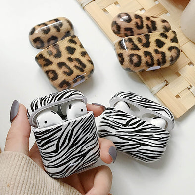 Leopard Zebra Pattern Case For AirPods Pro 2 Earphone Cases Wireless Charging Box Cover for AirPod 2 3 Air Pods Smooth Case