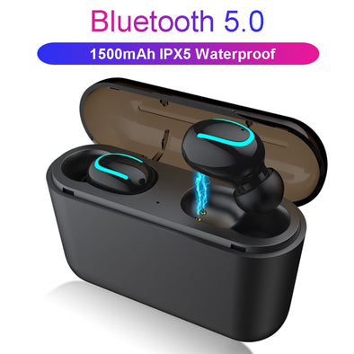 Bluetooth 5.0 Earphones TWS Wireless Sports Earbuds Gaming Headset