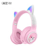 AKZ-02 light-emitting Cat's ears headworn Bluetooth headset wireless headset